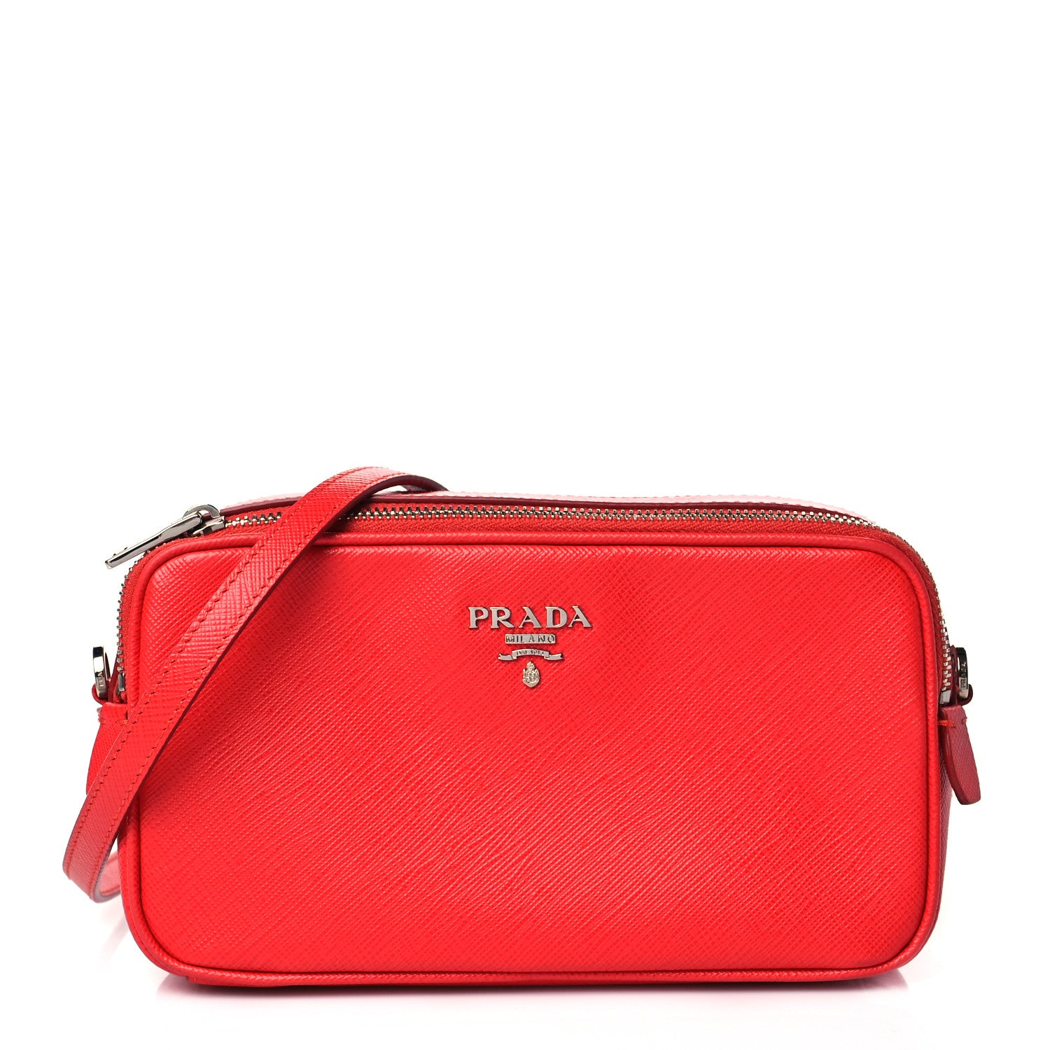 Prada Saffiano Mini Camera Crossbody Lacca 1 of 12