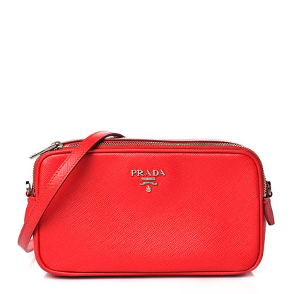 Prada Saffiano Mini Camera Crossbody Lacca 1 of 12