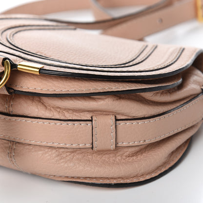 Chloe Calfskin Mini Marcie Round Crossbody Bag Blush Nude 8 of 14