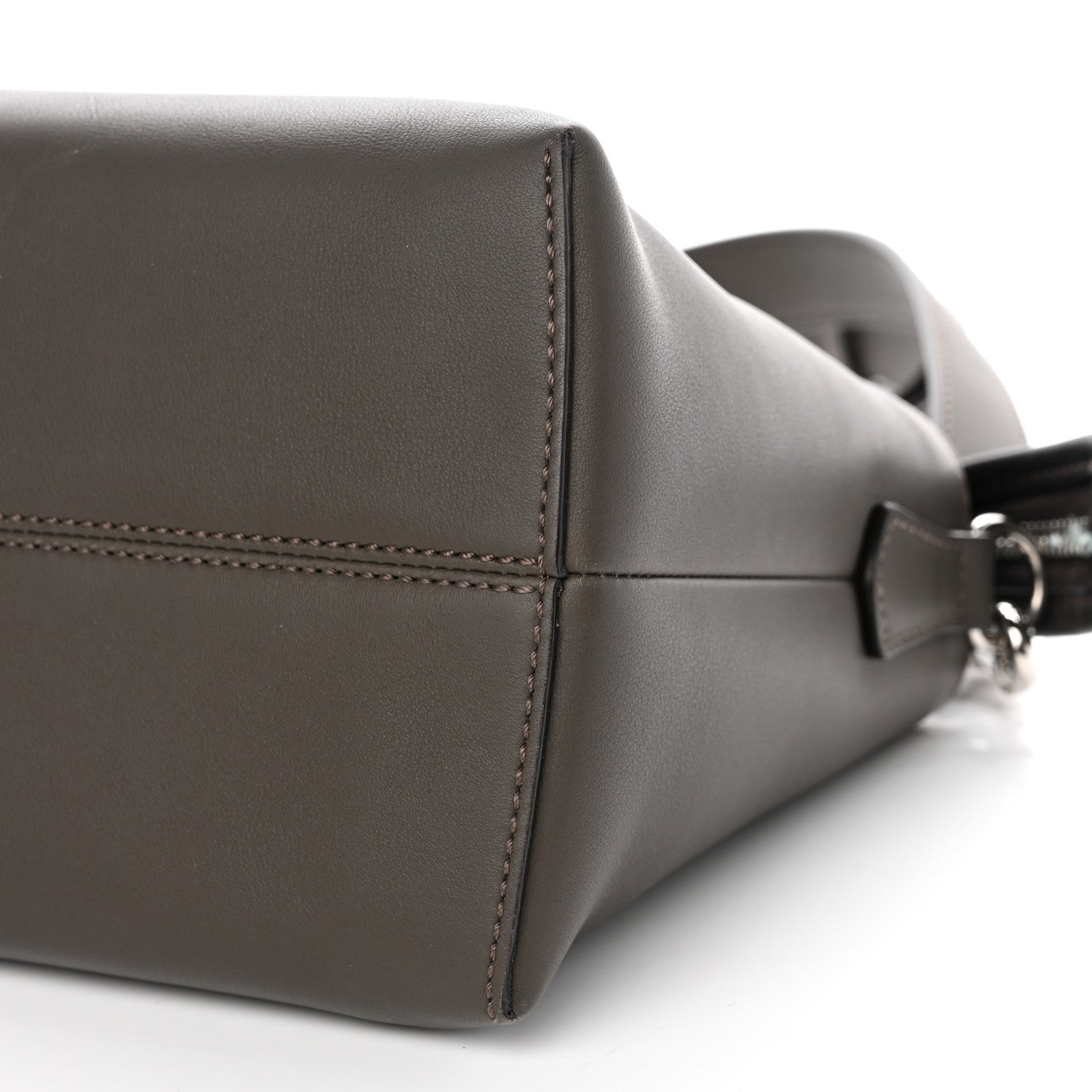 Fendi Vitello Dolce 4 Color Medium By The Way Boston Bag Carbone Grigio Polvere Multicolor 8 of 8