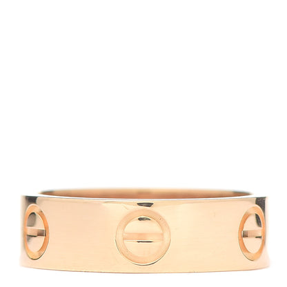 Cartier 18K Yellow Gold 5.5mm LOVE Ring 51 5.75 1 of 5