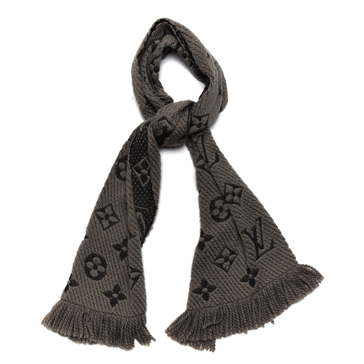 Louis Vuitton Wool Silk Logomania Scarf Verone 1 of 5