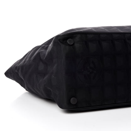 Chanel Nylon Large Travel Tote Black 5 of 9