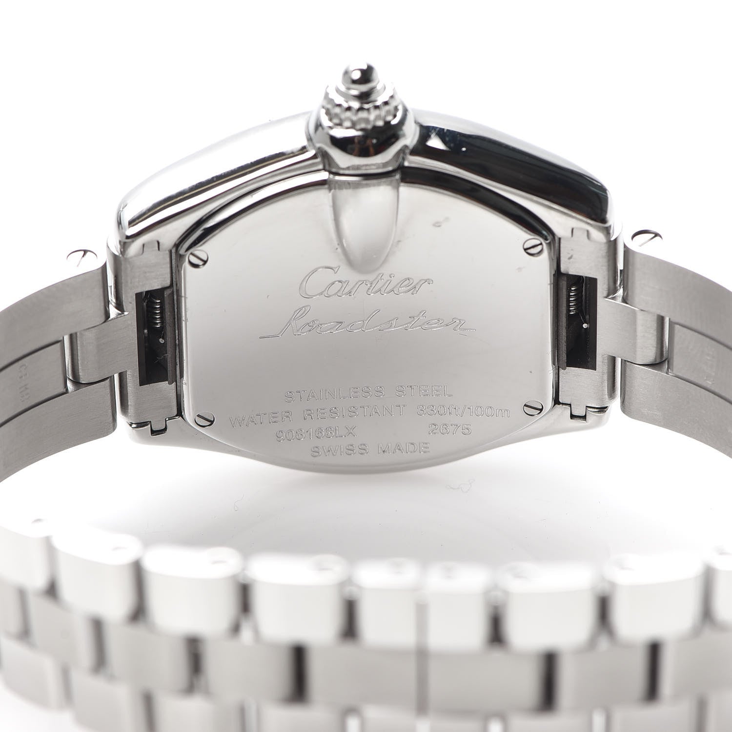 Cartier Stainless Steel 31mm Roadster Quartz Watch Blue 5 of 8
