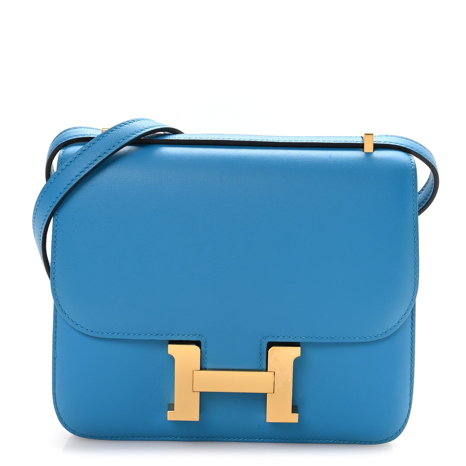 Hermes Swift Constance 18 Bleu Frida 1 of 11