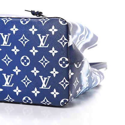 Louis Vuitton Monogram Escale Neonoe MM Blue 10 of 10