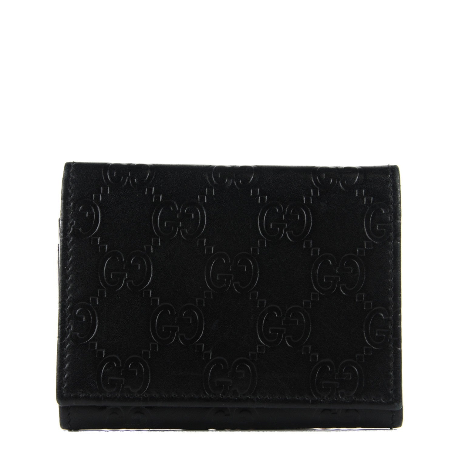 Gucci Guccissima Card Case Black 1 of 7
