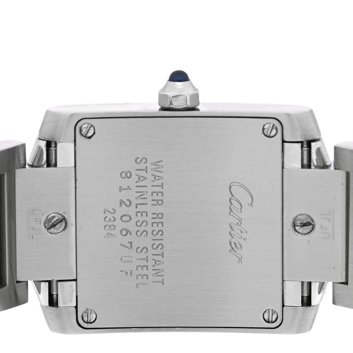 Stainless Steel 20mm Tank Francaise Quartz Watch