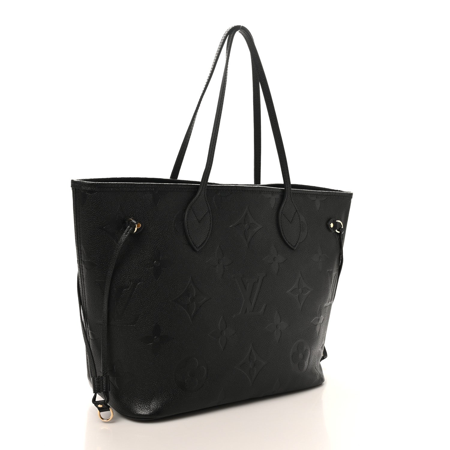Louis Vuitton Empreinte Monogram Giant Neverfull MM Black 4 of 10