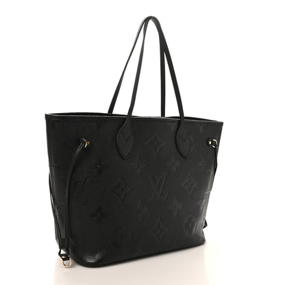 Louis Vuitton Empreinte Monogram Giant Neverfull MM Black 4 of 10