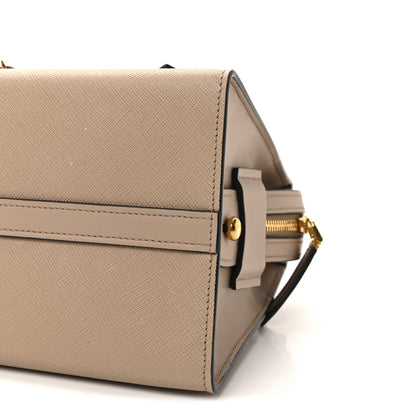 Prada Saffiano City Calf Small Esplanade Tote Cammeo 9 of 9