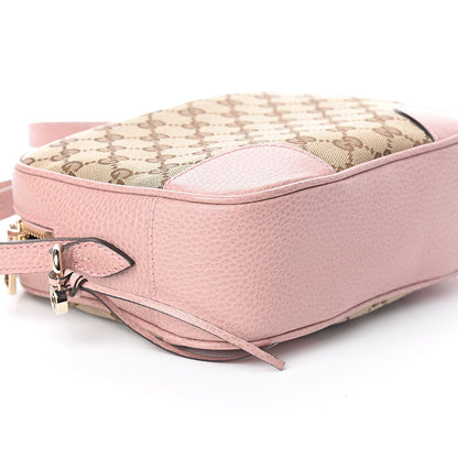 Gucci Monogram Mini Bree Messenger Bag Beige Soft Pink 8 of 9