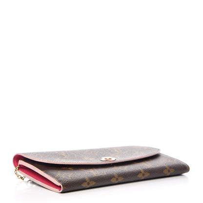 Louis Vuitton Monogram Bloom Flower Emilie Wallet 4 of 11