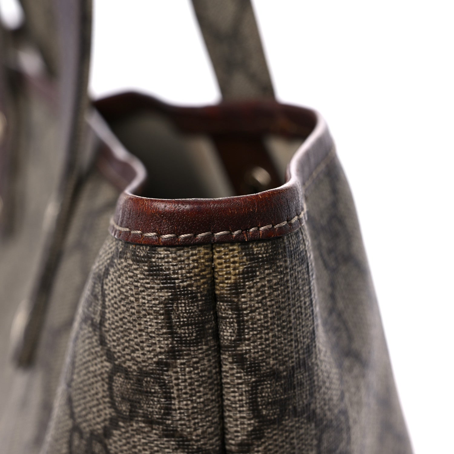 Gucci GG Plus Monogram Medium Signature Web Loop Tote Light Brown 12 of 23