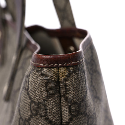 Gucci GG Plus Monogram Medium Signature Web Loop Tote Light Brown 12 of 23