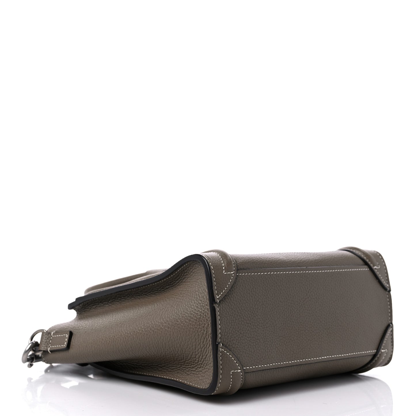 Drummed Calfskin Nano Luggage Souris