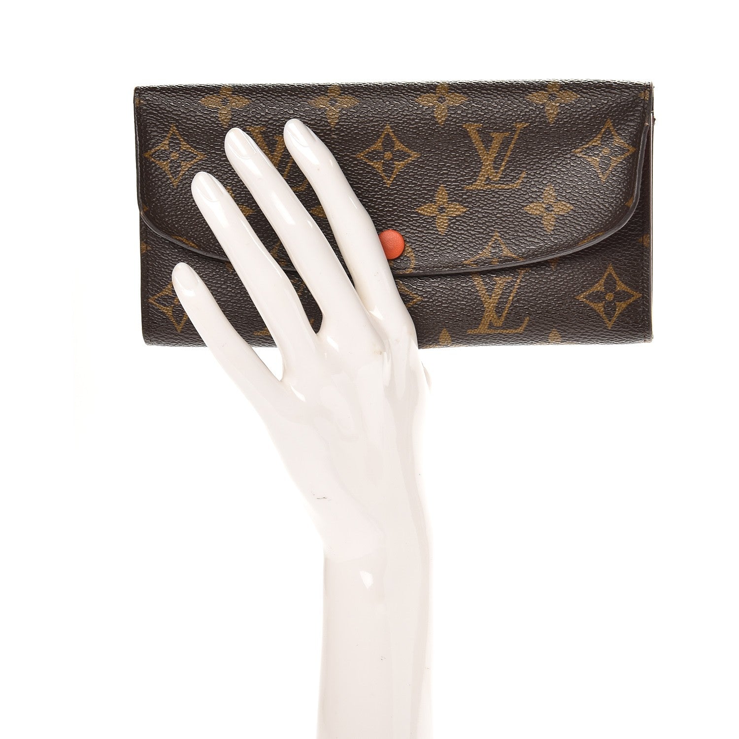 Louis Vuitton Monogram Emilie Wallet Piment 2 of 10