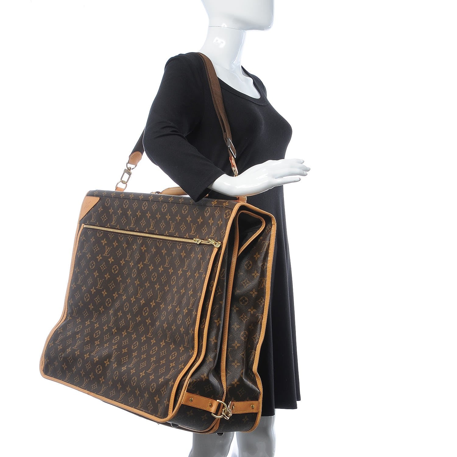 Louis Vuitton Monogram Garment Bag 5 Hangers 2 of 15