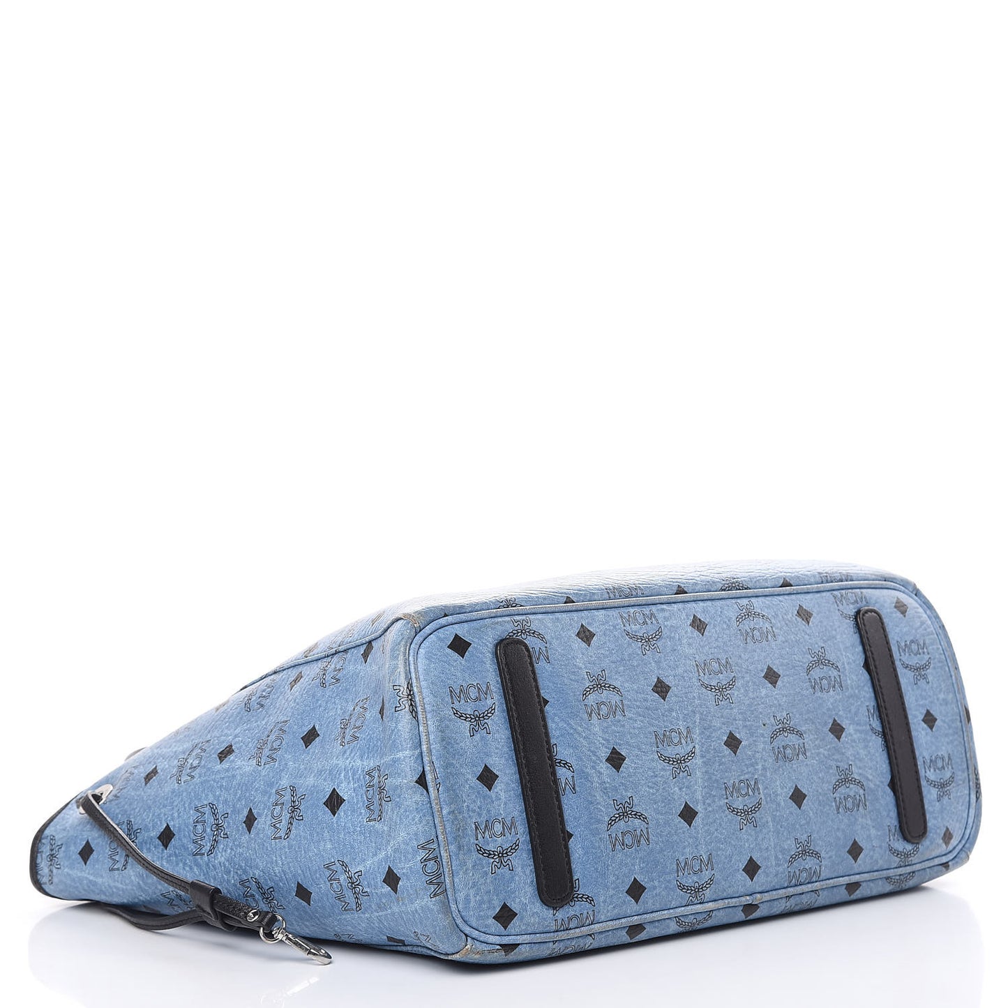 Visetos Medium Project Reversible Shopper Tote Munich Blue