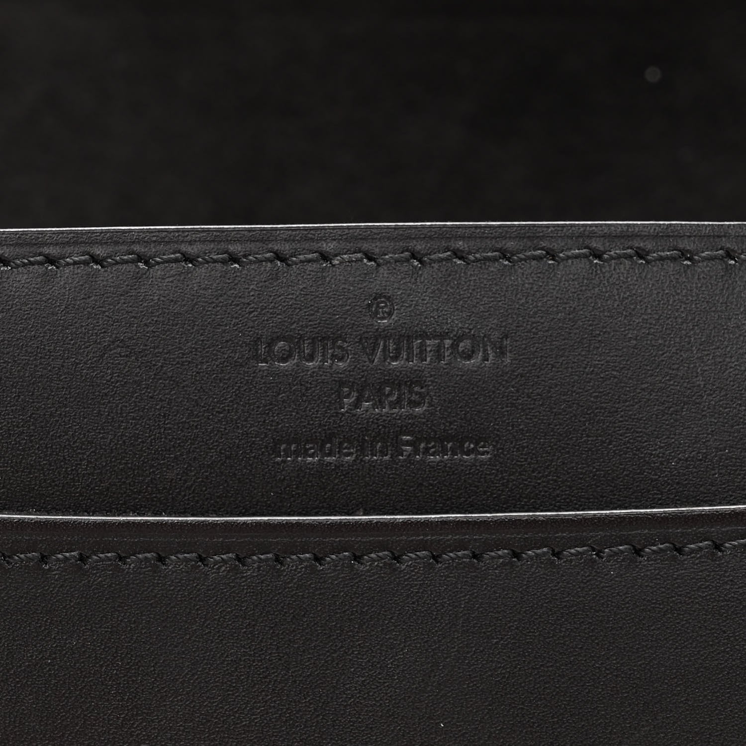 Louis Vuitton Calfskin Chain Louise MM Black 6 of 11