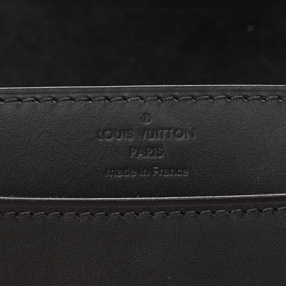 Louis Vuitton Calfskin Chain Louise MM Black 6 of 11