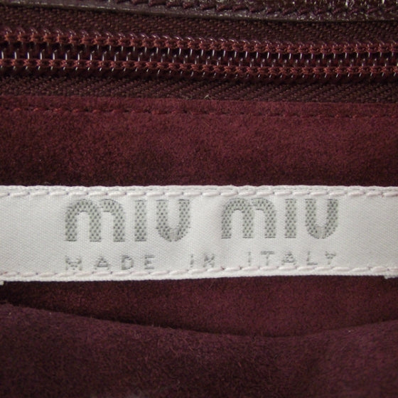 Miu Miu Python Bow Clutch 7 of 8