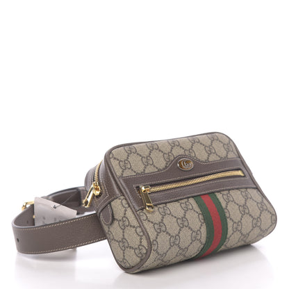 Gucci GG Supreme Monogram Web Small Ophidia Belt Bag 75 30 Dark Brown 4 of 10