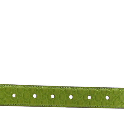 Gucci Microguccissima Calfskin Belt 90 36 Green 3 of 8