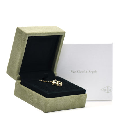 Van Cleef & Arpels 18K Yellow Gold Guilloche Vintage Alhambra Pendant Necklace 7 of 7