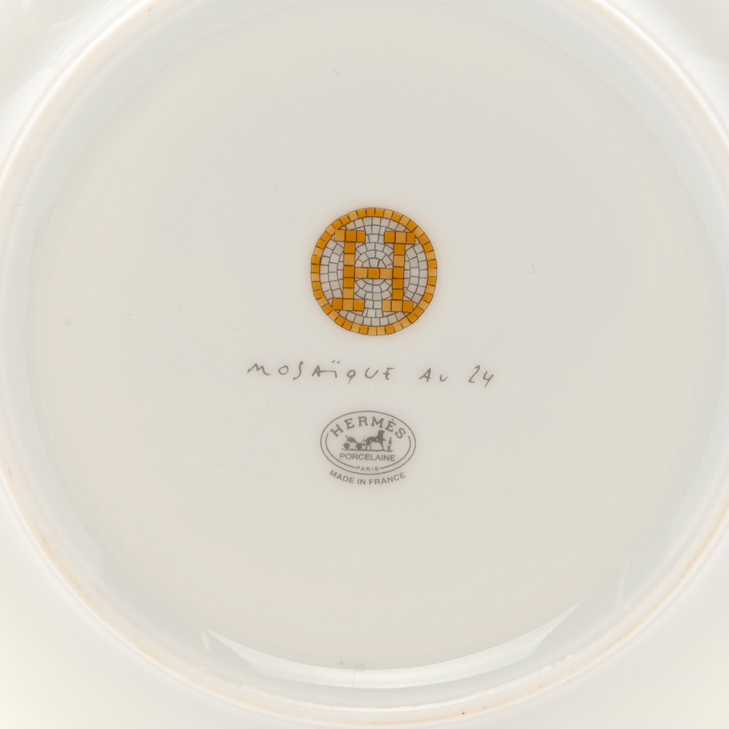Porcelain Mosaique Au 24 Soup Bowl Gold