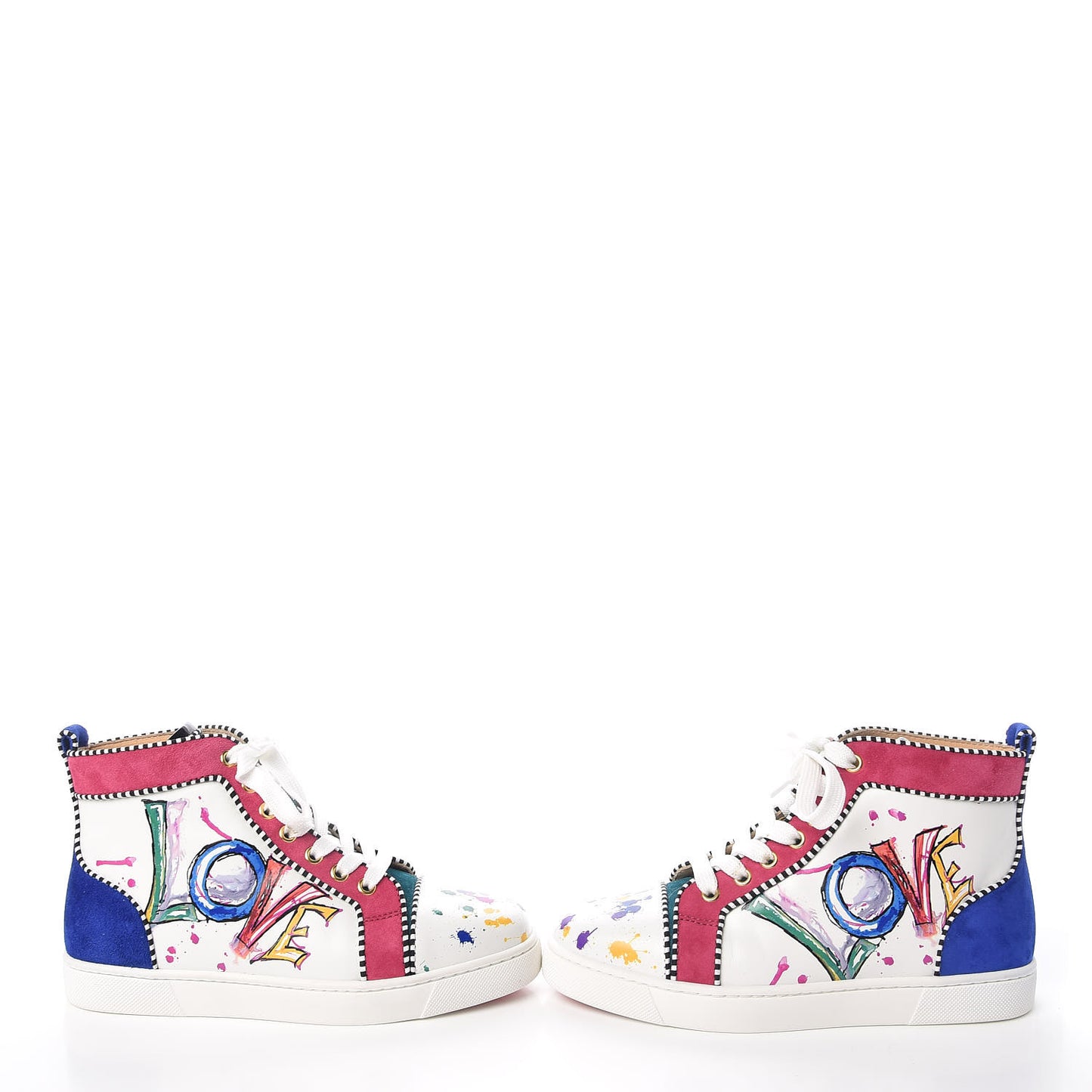 Calfskin Womens In Love Rantus Orlato Sneakers 35 White Multicolor