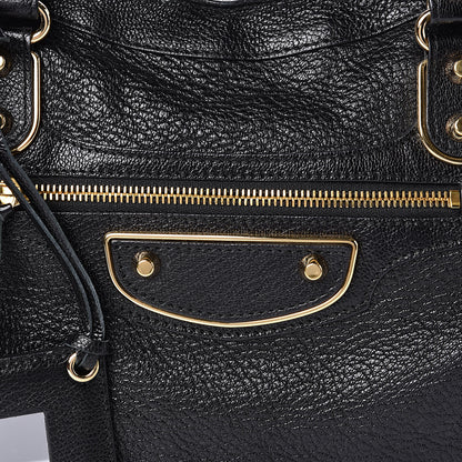 Balenciaga Chevre Gold Metallic Edge Hardware City Black 11 of 11