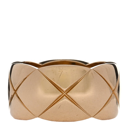 Chanel 18K Yellow Gold Large Coco Crush Ring 56 7.75 56 7.5 1 of 5