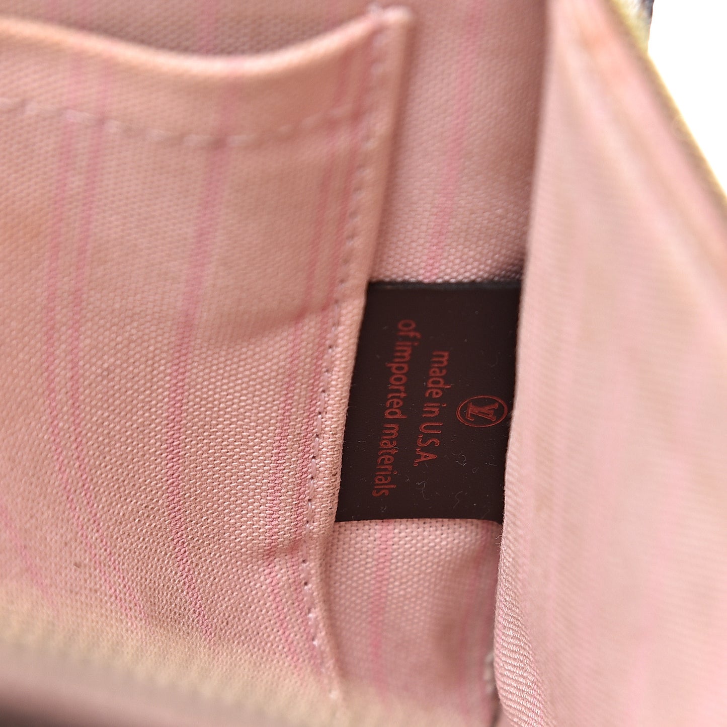 Damier Ebene Neverfull MM GM Pochette Rose Ballerine
