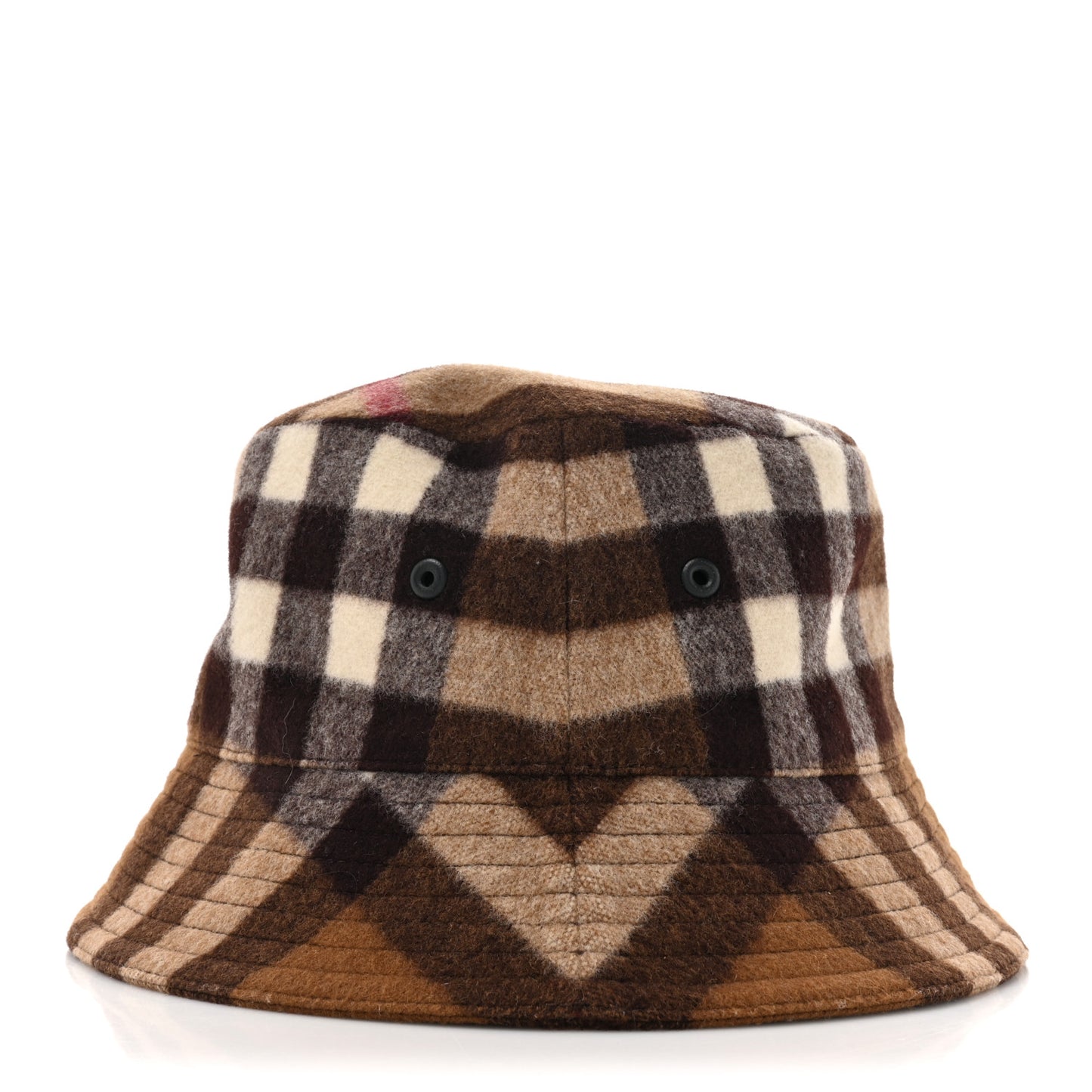 Wool Check Bucket Hat L