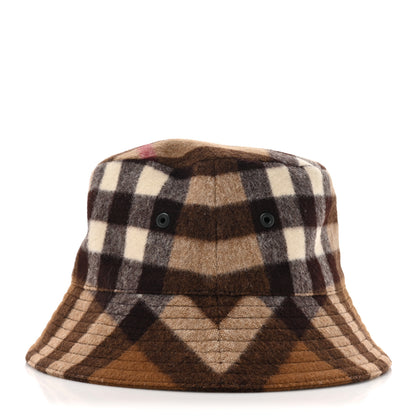 Burberry Wool Check Bucket Hat L 4 of 8