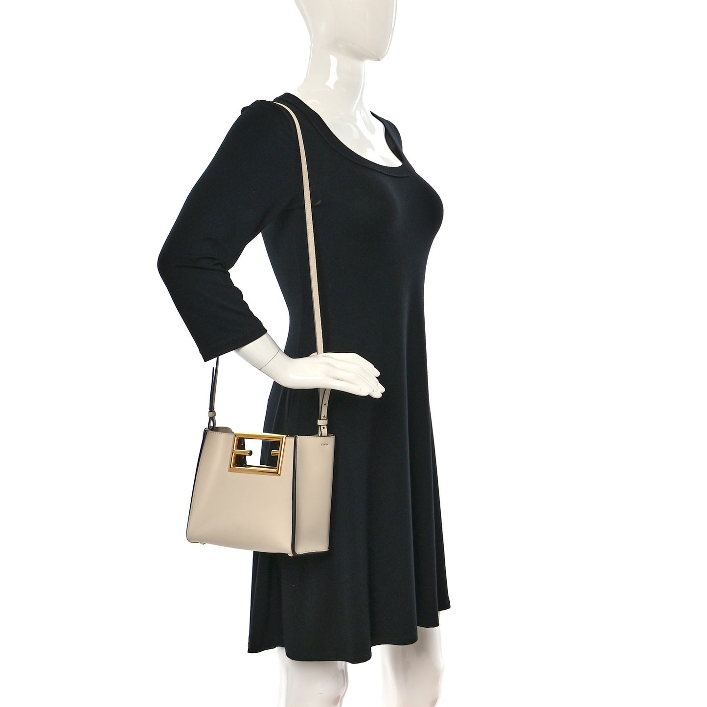 Vitello King Small Fendi Way Tote Camelia