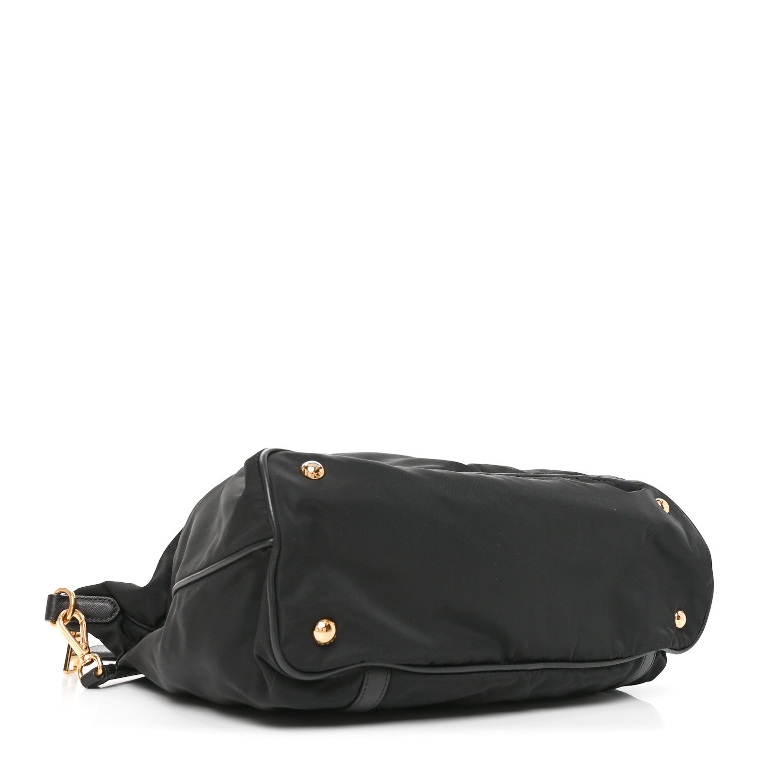 Prada Tessuto Nylon Saffiano Tote Black 4 of 9