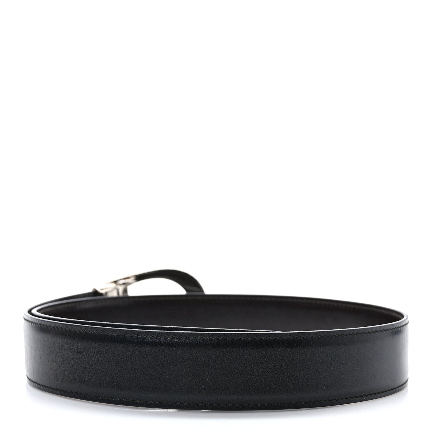 Gucci Calfskin Reversible G Buckle Belt 70 28 Black 2 of 4