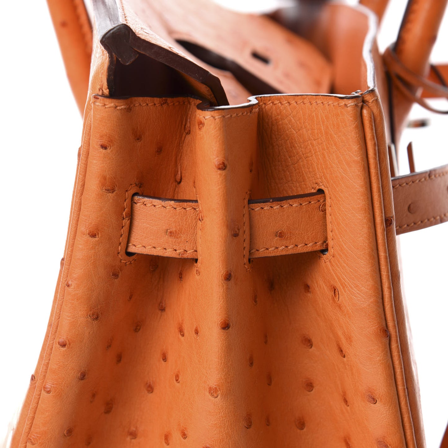 Ostrich Birkin 35 Orange