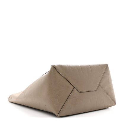 Celine Grained Calfskin Medium Horizontal Cabas Phantom Taupe 4 of 10