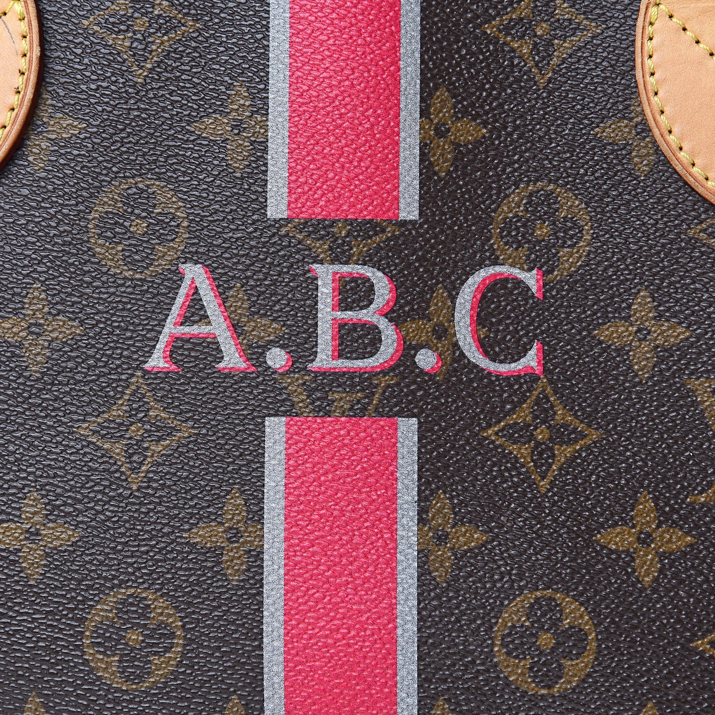 Monogram Neverfull PM Fuchsia Gris