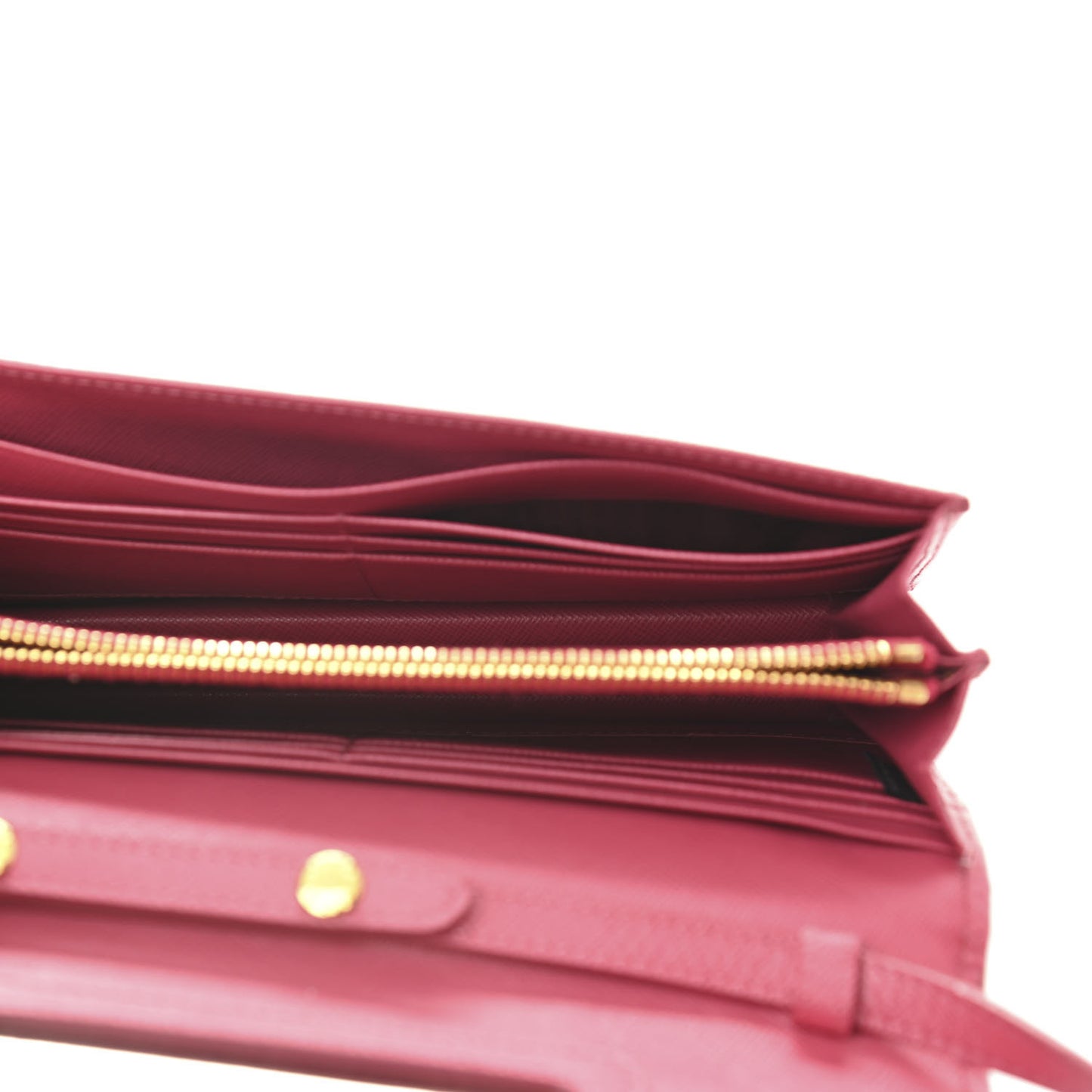 Saffiano Metal Mini Crossbody Wallet Peonia