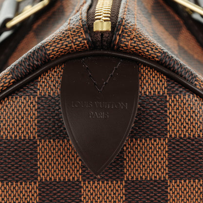 Louis Vuitton Damier Ebene Speedy 30 6 of 8