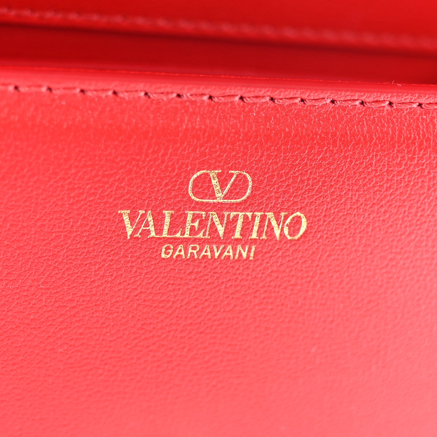 Valentino Garavani Calfskin Enamel Vlogo Small Loco Shoulder Bag Rouge Pur 6 of 9