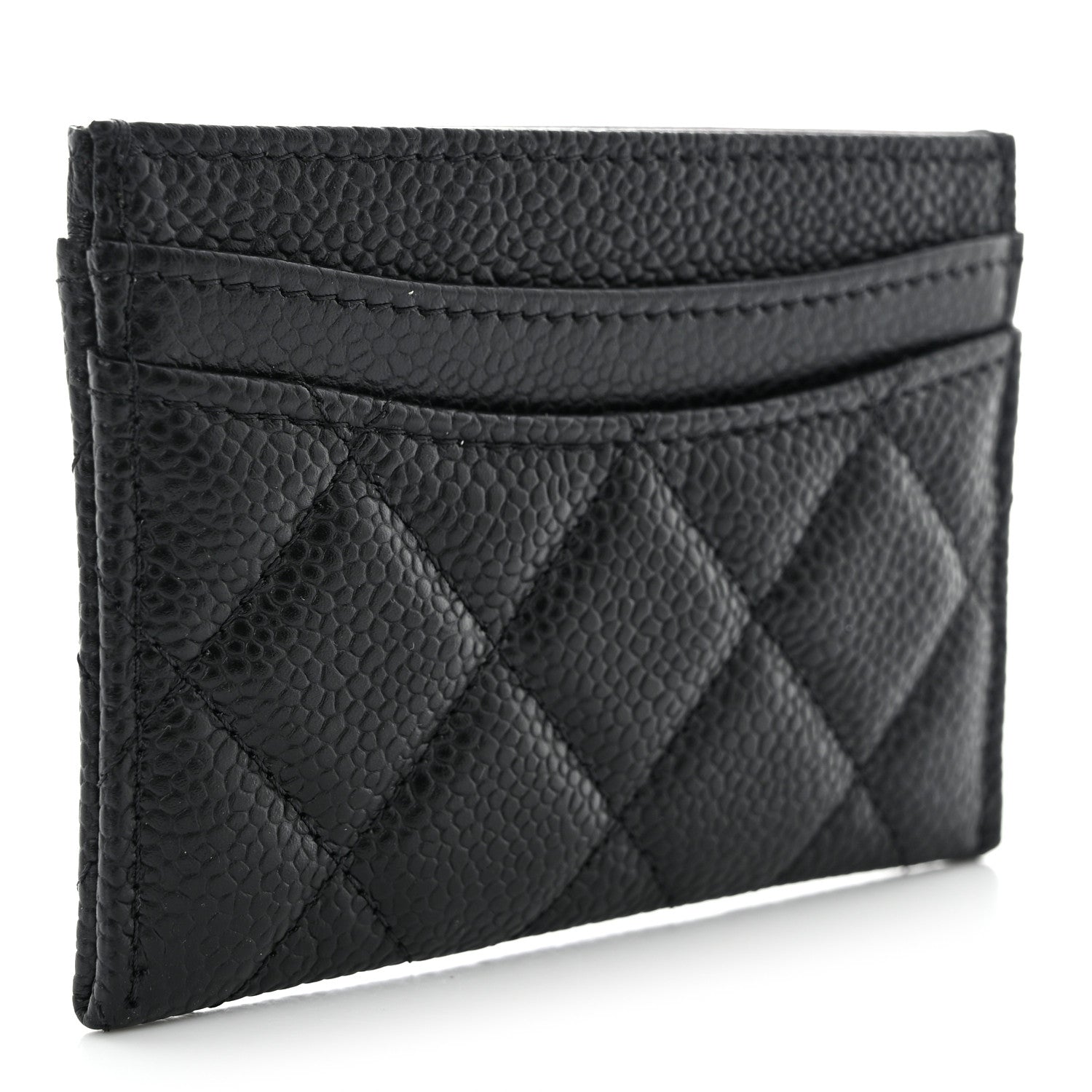 Chanel Caviar Quilted Card Holder Black 3 of 8