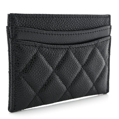 Chanel Caviar Quilted Card Holder Black 3 of 8