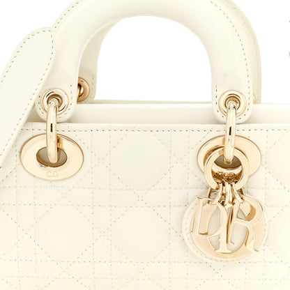 Christian Dior Lambskin Cannage Small Lady D-Joy Latte 8 of 10