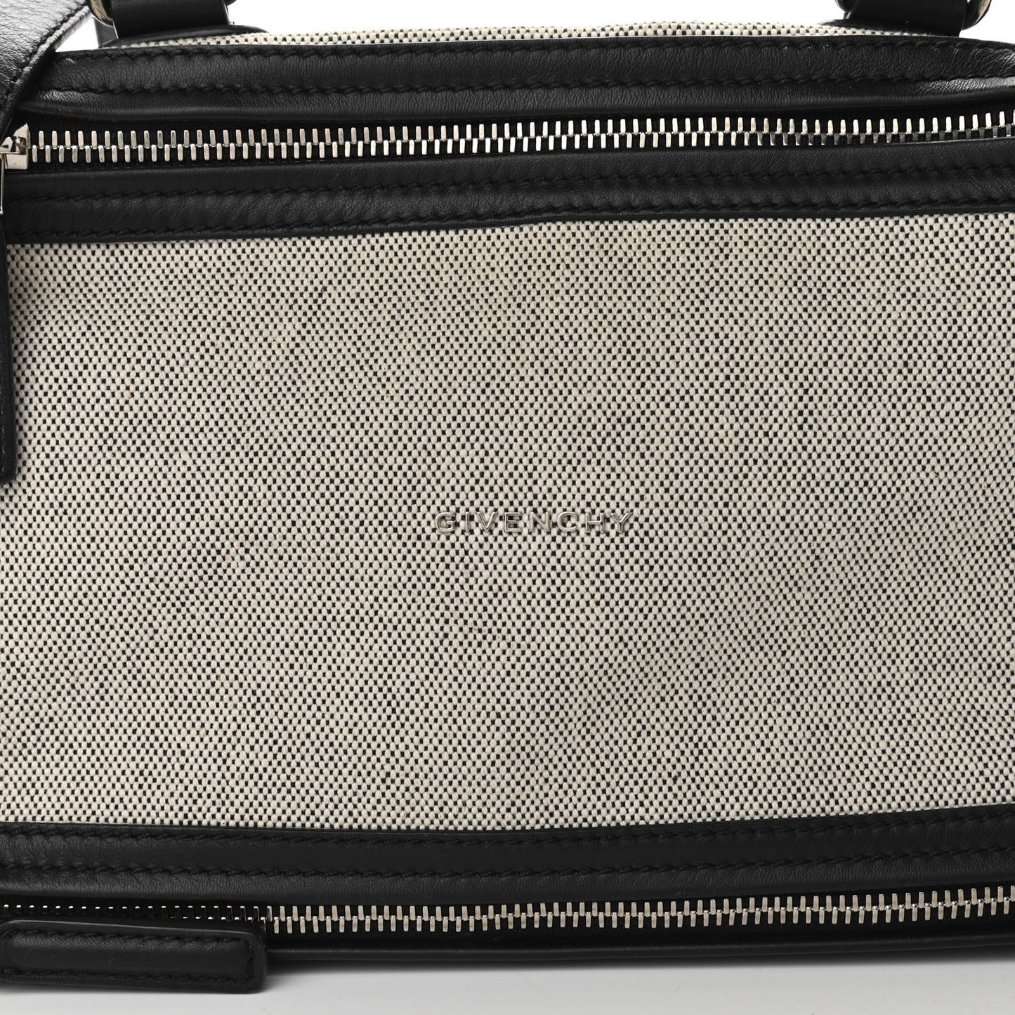 Calfskin Canvas Medium Pandora Black