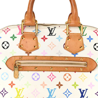 Louis Vuitton Monogram Multicolor Alma White 9 of 17